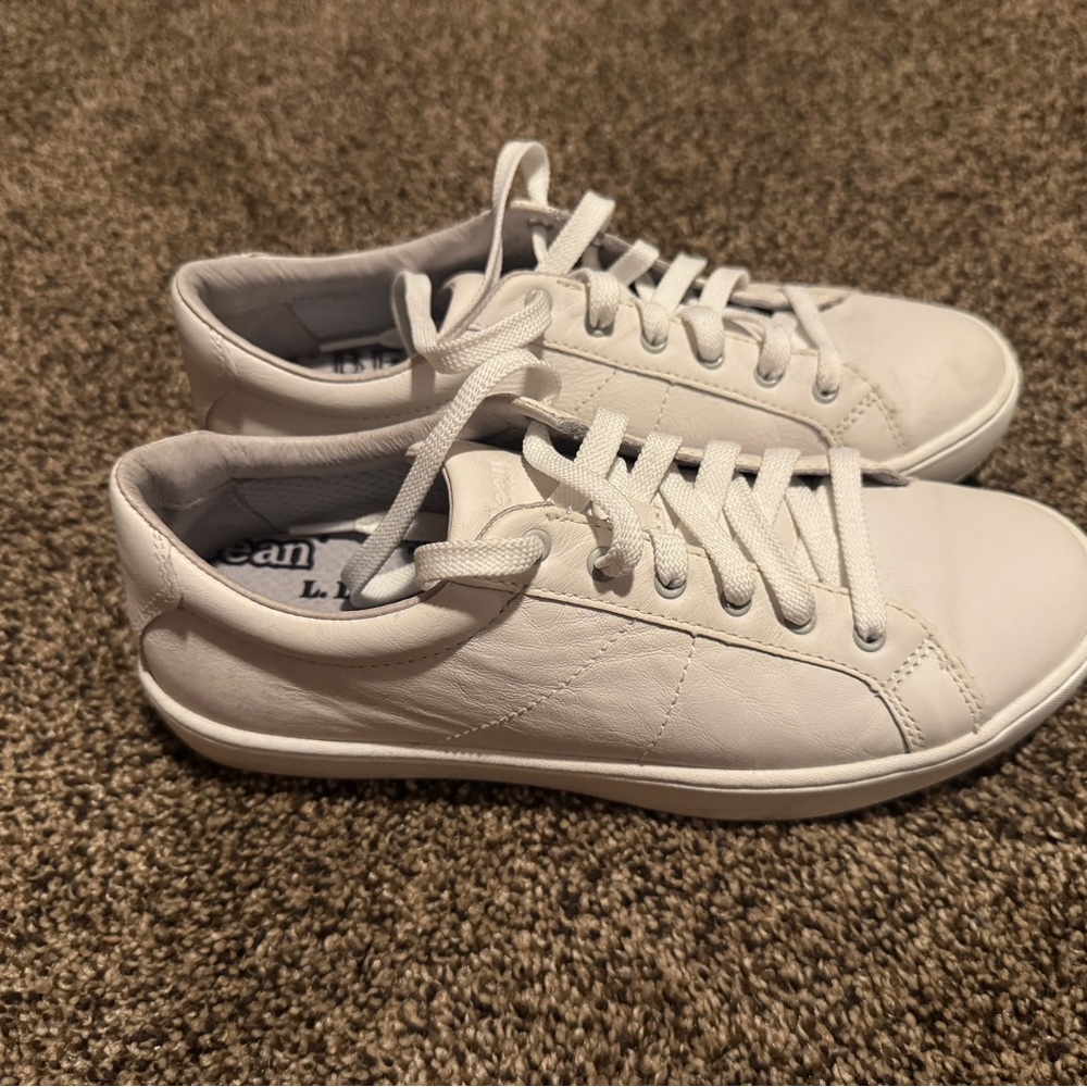 L.L. Bean Women's White Sneakers